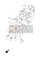 5EUF831300P8, Couvercle, Yamaha, 0